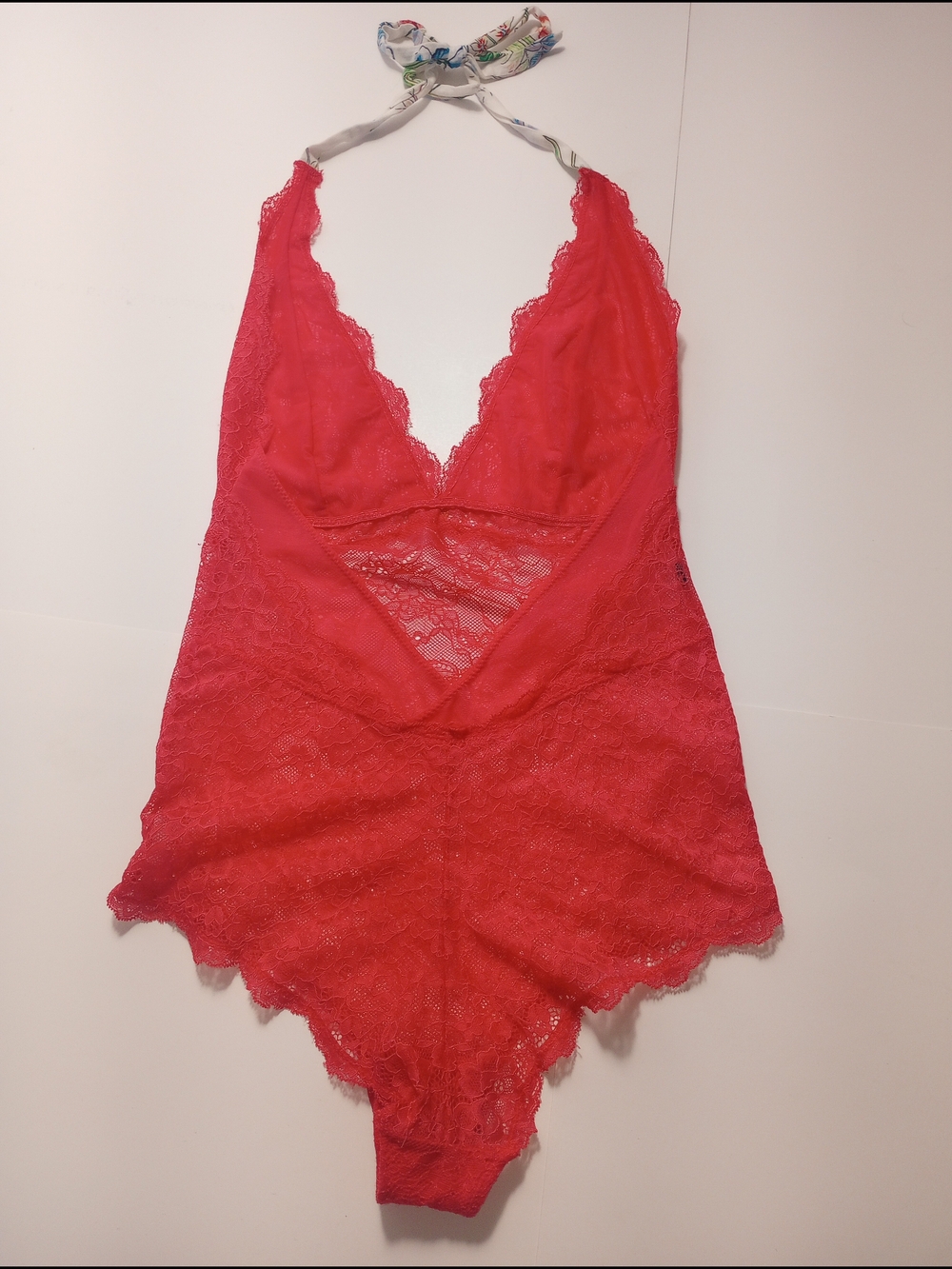 Sam Edelman Halter Lace Bodysuit, Small - Picture 3 of 12